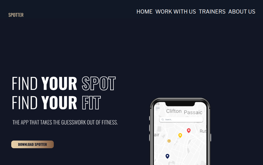 fitness app website